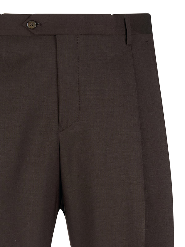 Arnos- Pantalone tasca america in misto lana