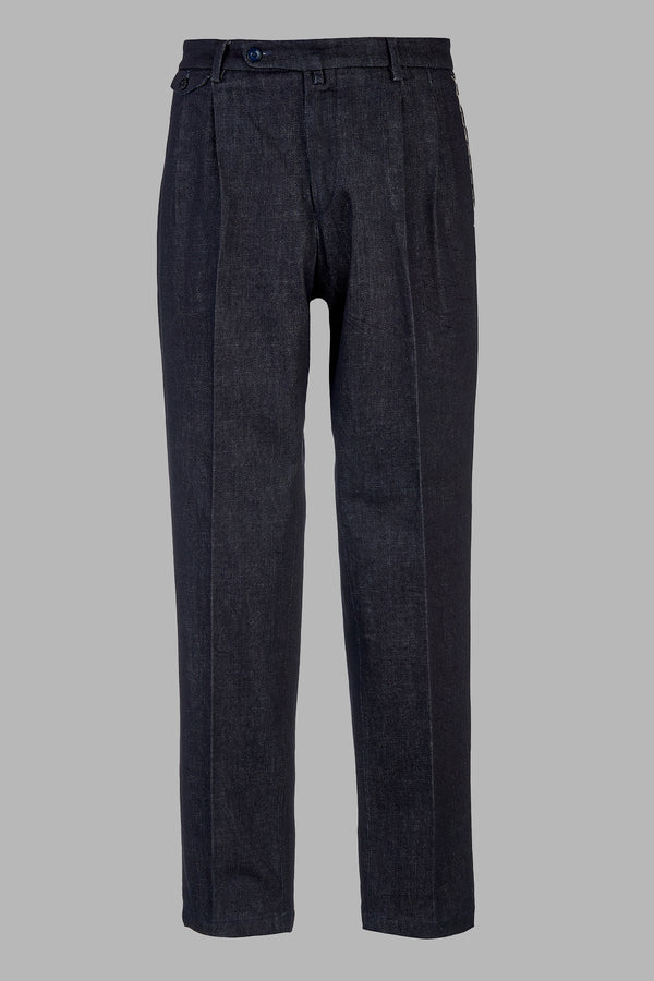 BG02D - Pantalone tasca america in blue denim