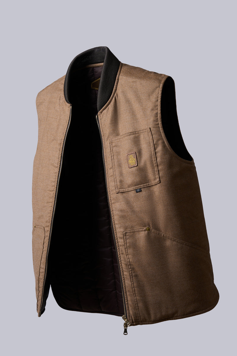 Light Original Vest- Smanicato in flanella