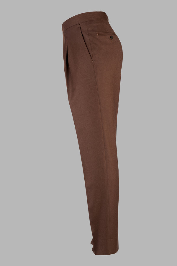 PiccadillyS - Pantalone tasca america in flanella wool/cashmere