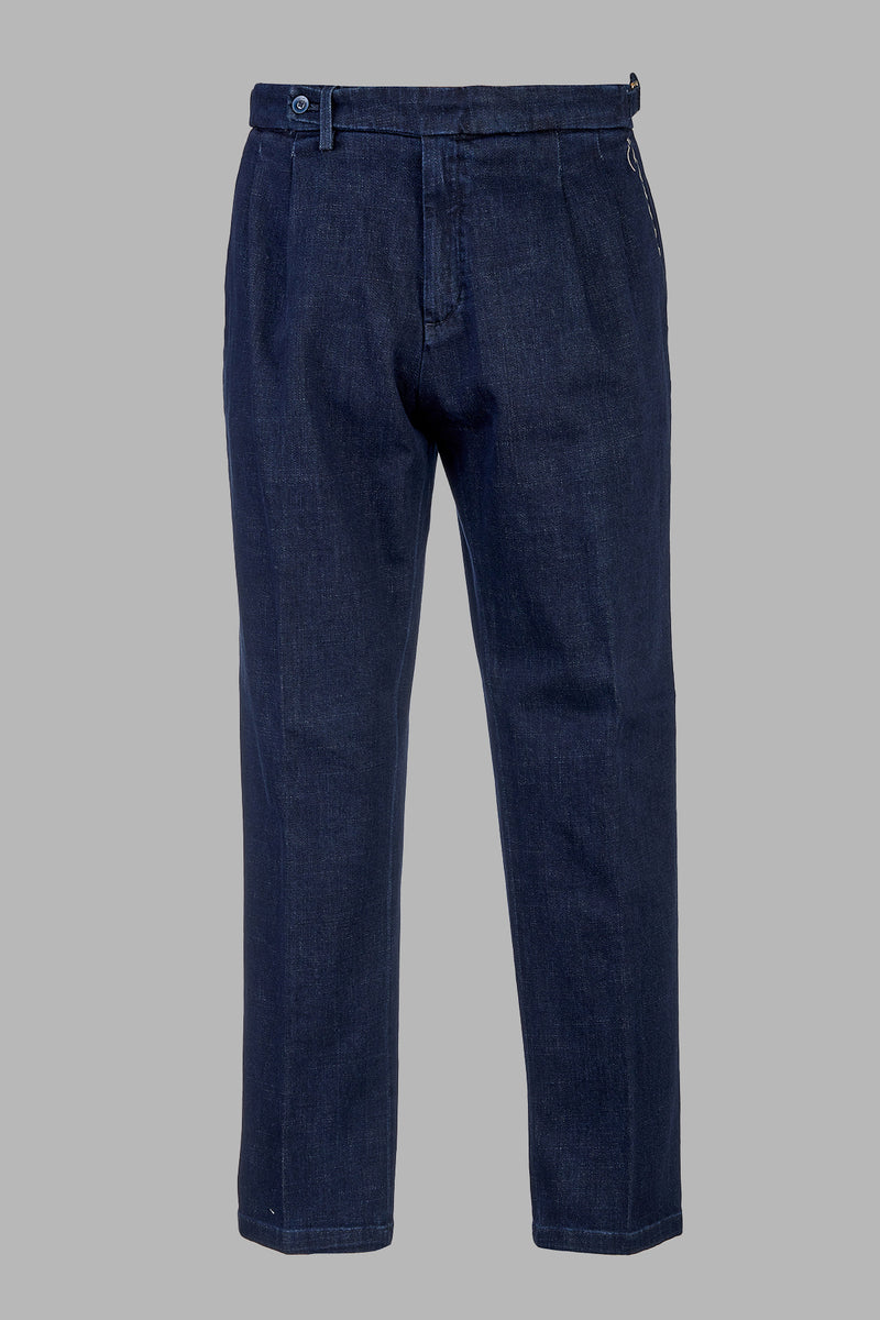 QuartieriD - Pantalone tasca america in blue denim 11 Oz