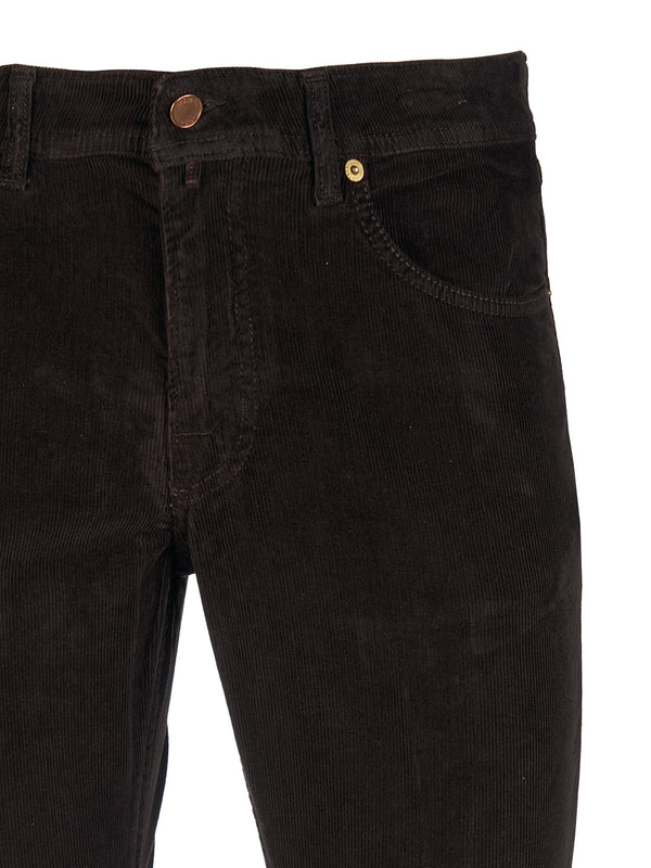 RibotC-Pantalone 5 tasche in velluto
