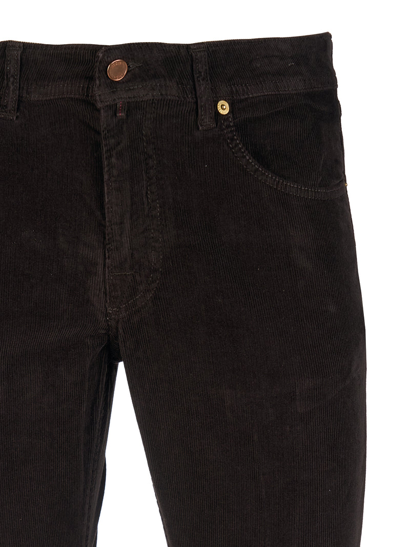 RibotC-Pantalone 5 tasche in velluto