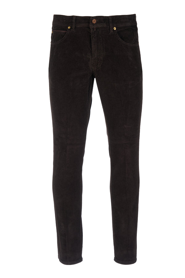 RibotC-Pantalone 5 tasche in velluto