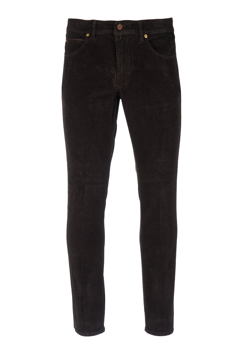 RibotC-Pantalone 5 tasche in velluto
