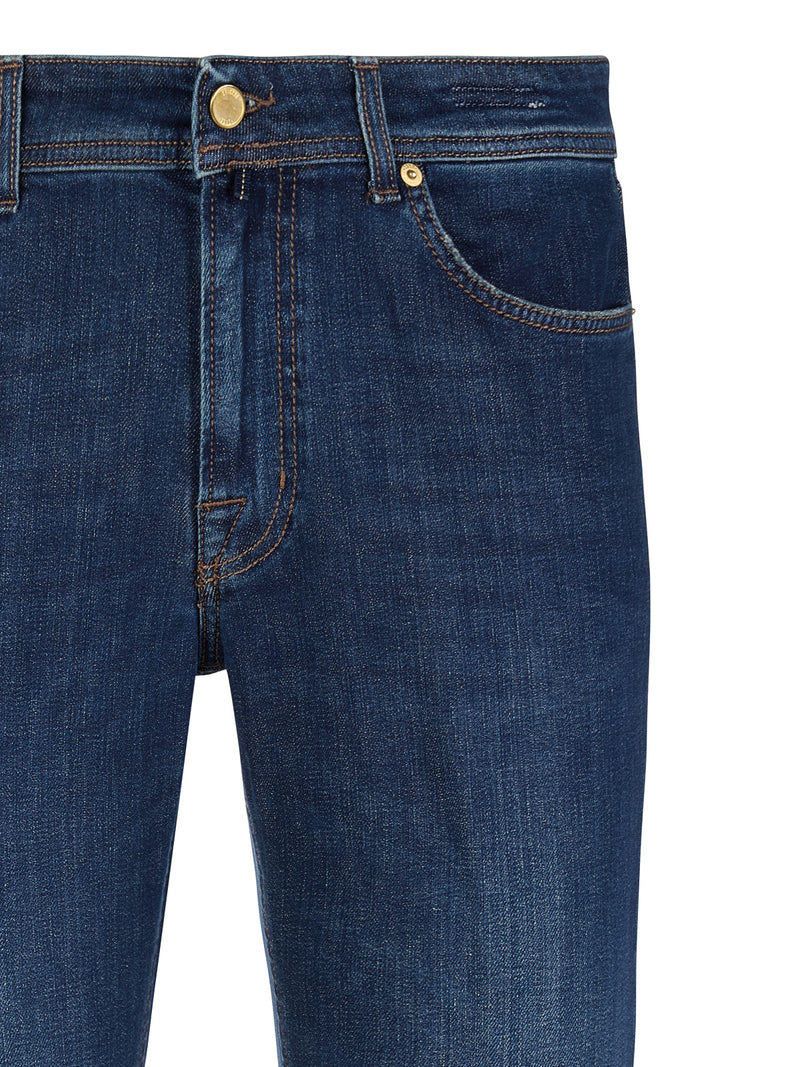 RibotL-Pantalone 5 tesche in denim