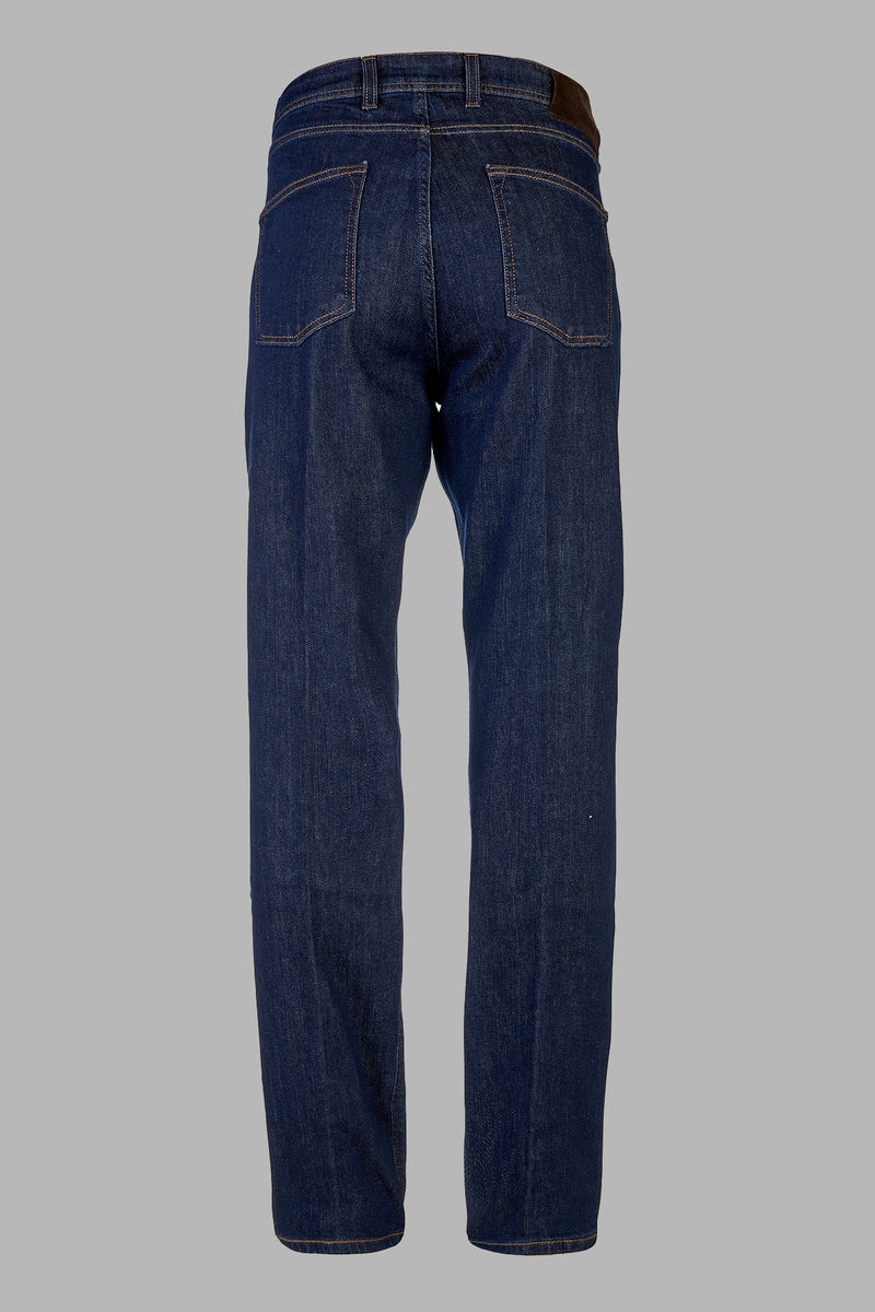 Steve - Pantalone 5 tasche in denim blu classic 11,75 Oz